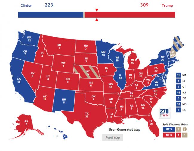 2016 Presidential Election Interactive Map Prediction.png